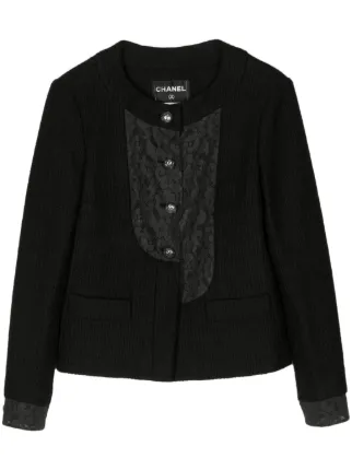 OUAT / -006- BLACK LACED CHANNEL JACKET