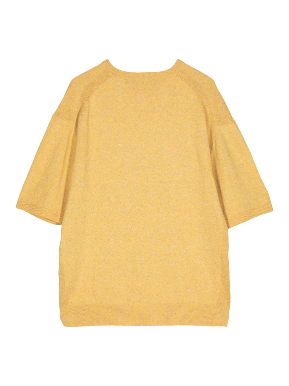 Shop Man On The Boon. Crew-neck Cotton Jumper In Yellow