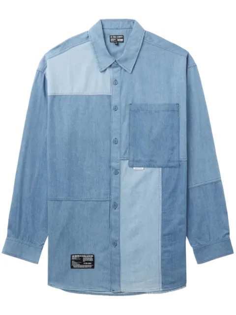izzue patchwork cotton shirt