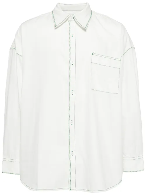 Chemise à coutures contrastantes - FIVE CM - Modalova