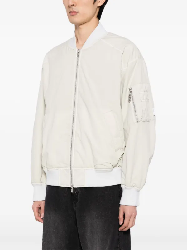 FIVE CM zip-up Bomber Jacket | Neutrals | FARFETCH