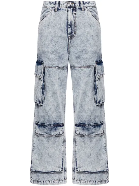 FIVE CM low-rise wide-leg jeans