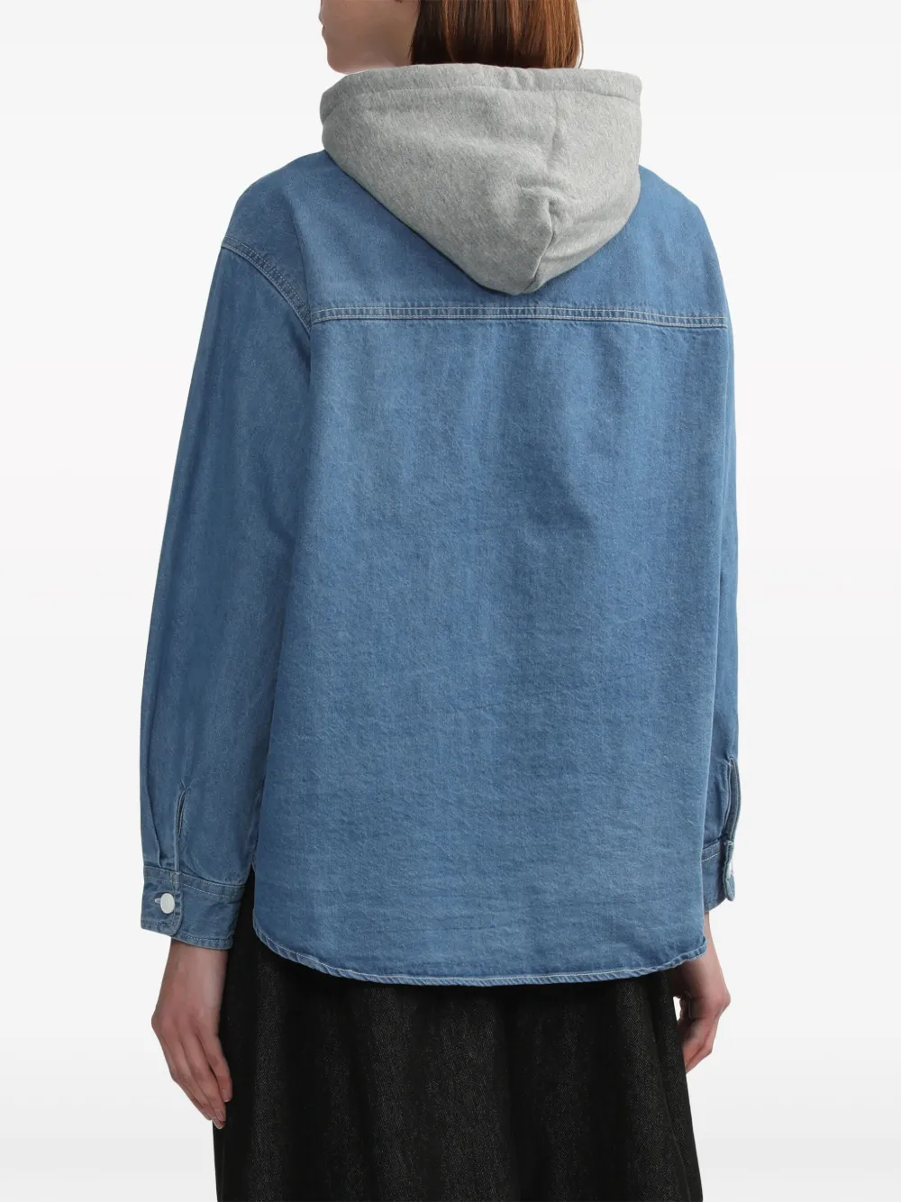 CHOCOOLATE LOGO-APPLIQUÉ DENIM JACKET