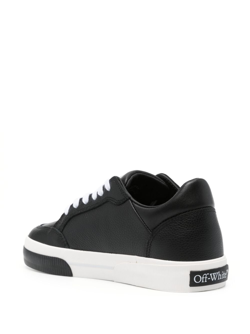 Shop Off-white New Low Vulcanized Sneakers In Black