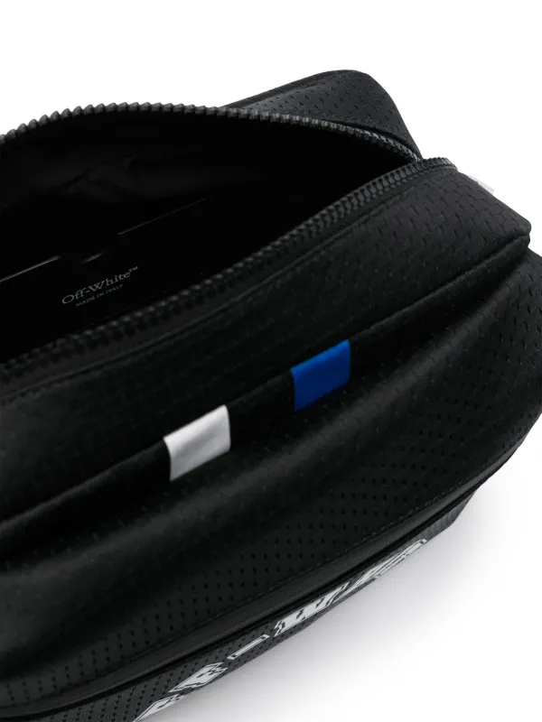 Off-White logo-print Mesenger Bag | Black | FARFETCH GE