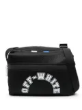 Off-White logo-print mesenger bag - Black