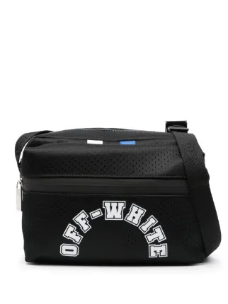 Off-White logo-print Mesenger Bag | Black | FARFETCH