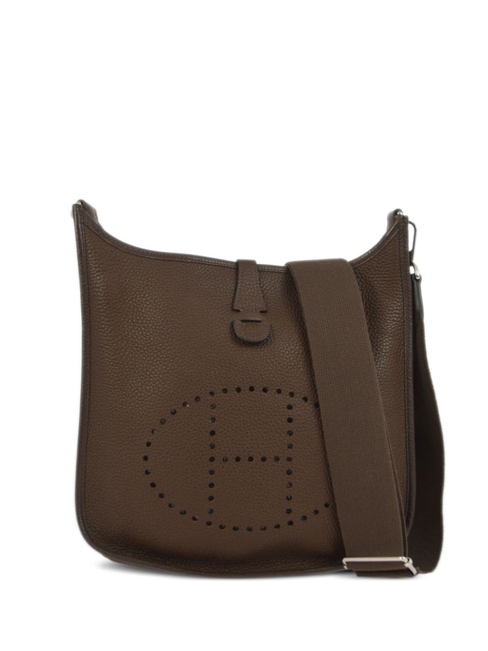Pre-owned Hermes 2012 Evelyne 3 Pm Shoulder Bag In Brown