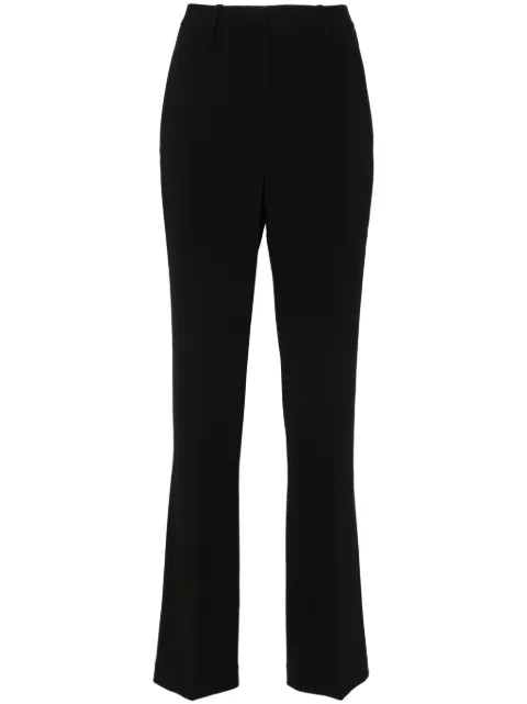 Theory straight-leg crepe trousers