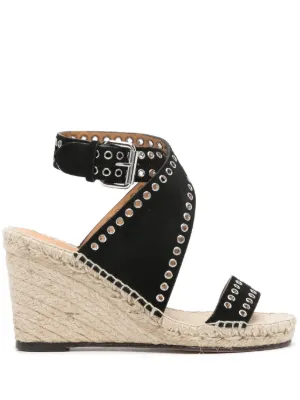 【新品】ISABEL MARANT スウェード ウェッジ エスパドリーユ ISABEL MARANT ウィメンズ エスパドリーユ通販 - FARFETCH