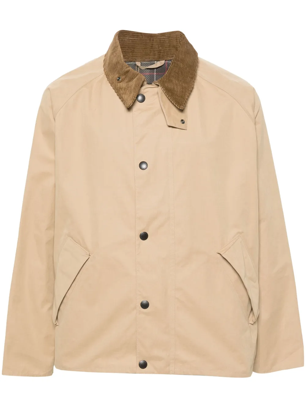 Barbour Gabardine Press-stud Jacket In Neutrals