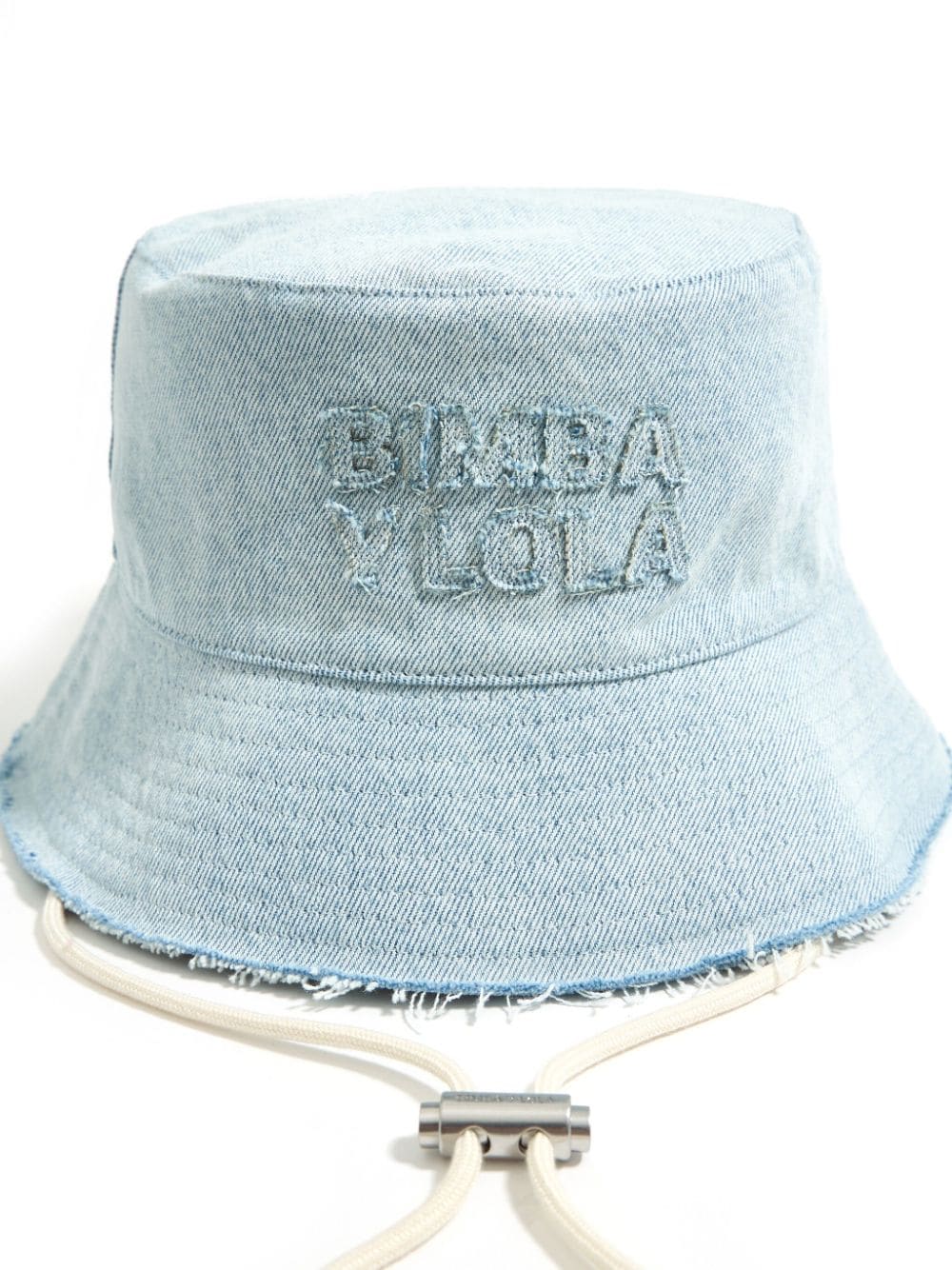 Bimba y Lola logo-lettering bucket hat - Blauw