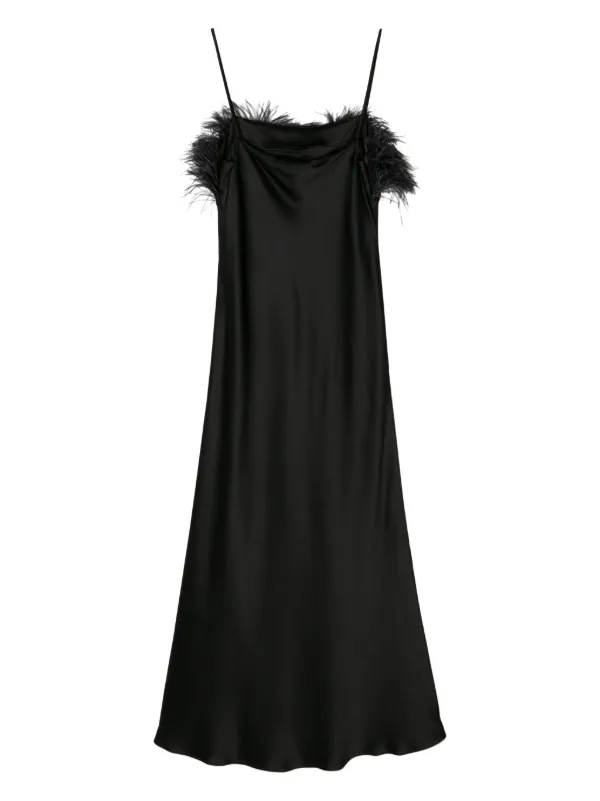 black floral maxi dress with sleeves Black Floral Long Sleeve Ruffle Slit Maxi Dress