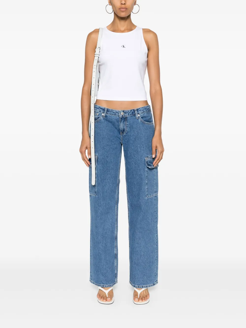 Calvin Klein low-rise cargo jeans | Boyfriend Jeans | Image 2