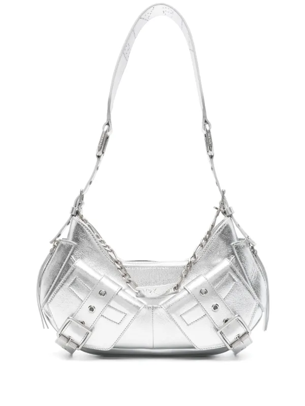BIASIA Y2K レザーショルダーバッグ | シルバートーン | FARFETCH JP