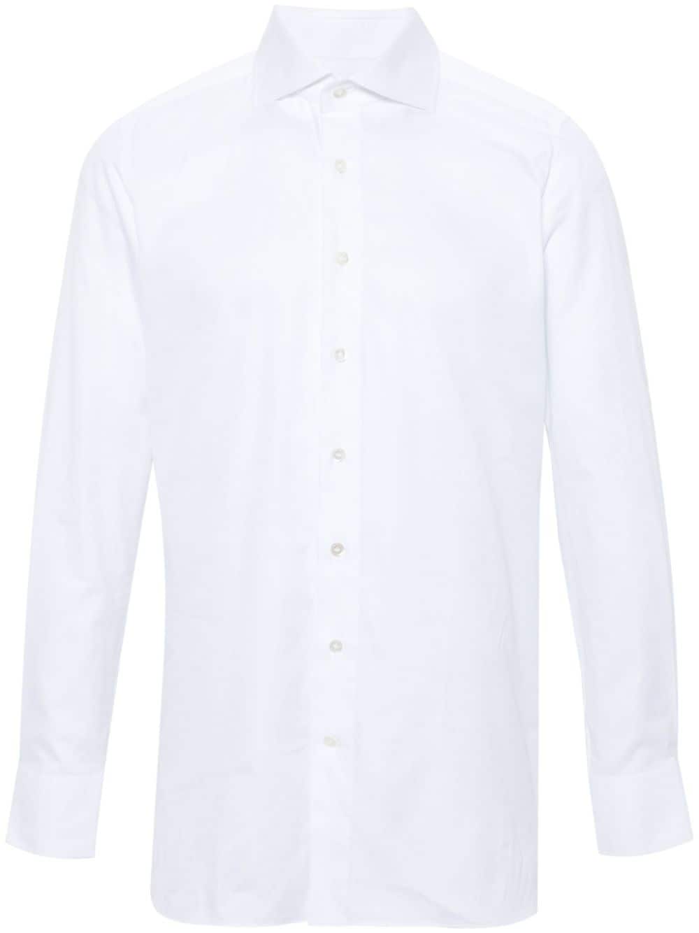 100hands Long-sleeve Cotton Shirt In White