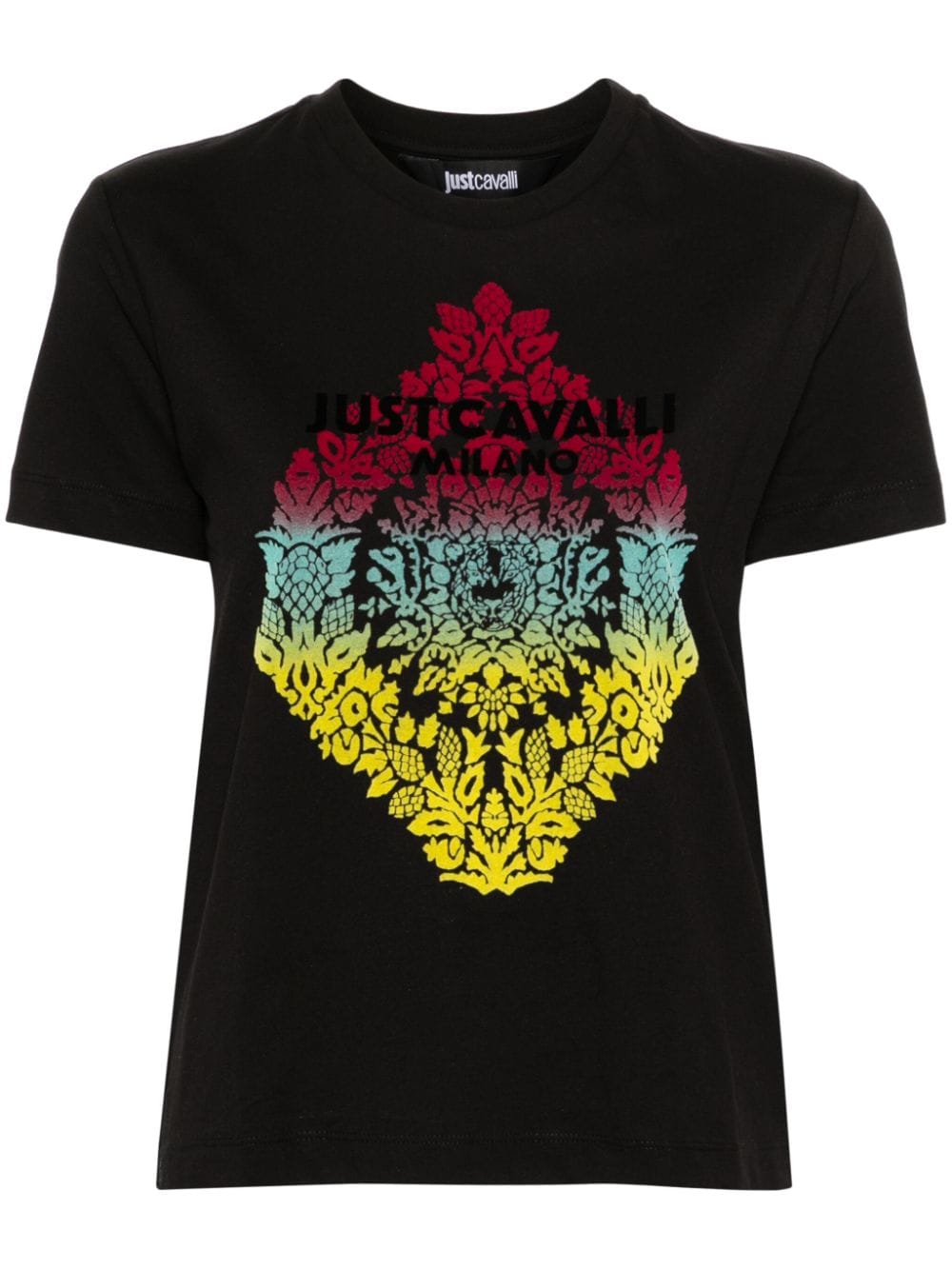 Just Cavalli T-shirt met logo Zwart