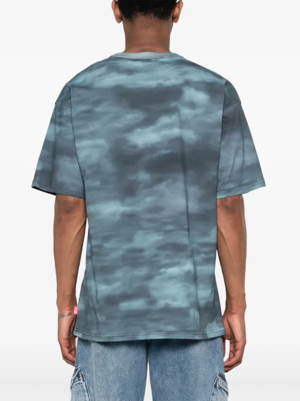 【DIESEL】T-Boxt-P2 Diesel T-BOXT-P2 Cotton T-shirt | Blue | FARFETCH BN