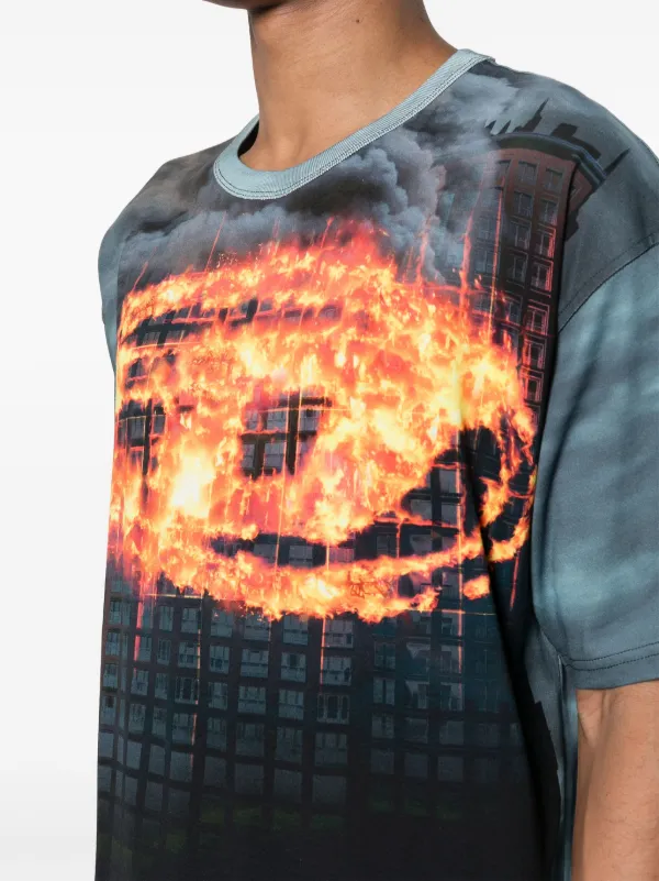 【DIESEL】T-Boxt-P2 Diesel T-BOXT-P2 Cotton T-shirt | Blue | FARFETCH BN