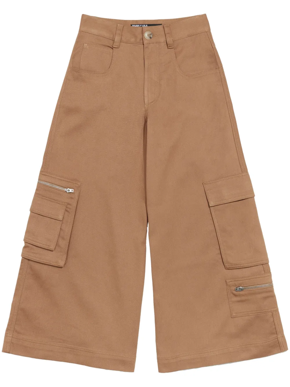 Bimba y Lola cargo pockets trousers | Brown | Image 1