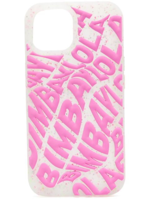 Bimba y Lola logo-embossed iPhone 15 case