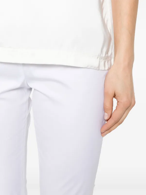 パンツ FABIANA FILIPPI Women Straight Pants PAD265F351D273 0142 Whi Fabiana Filippi slim-fit Trousers | White | FARFETCH