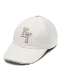Eleventy embroidered-logo baseball cap - Neutrals