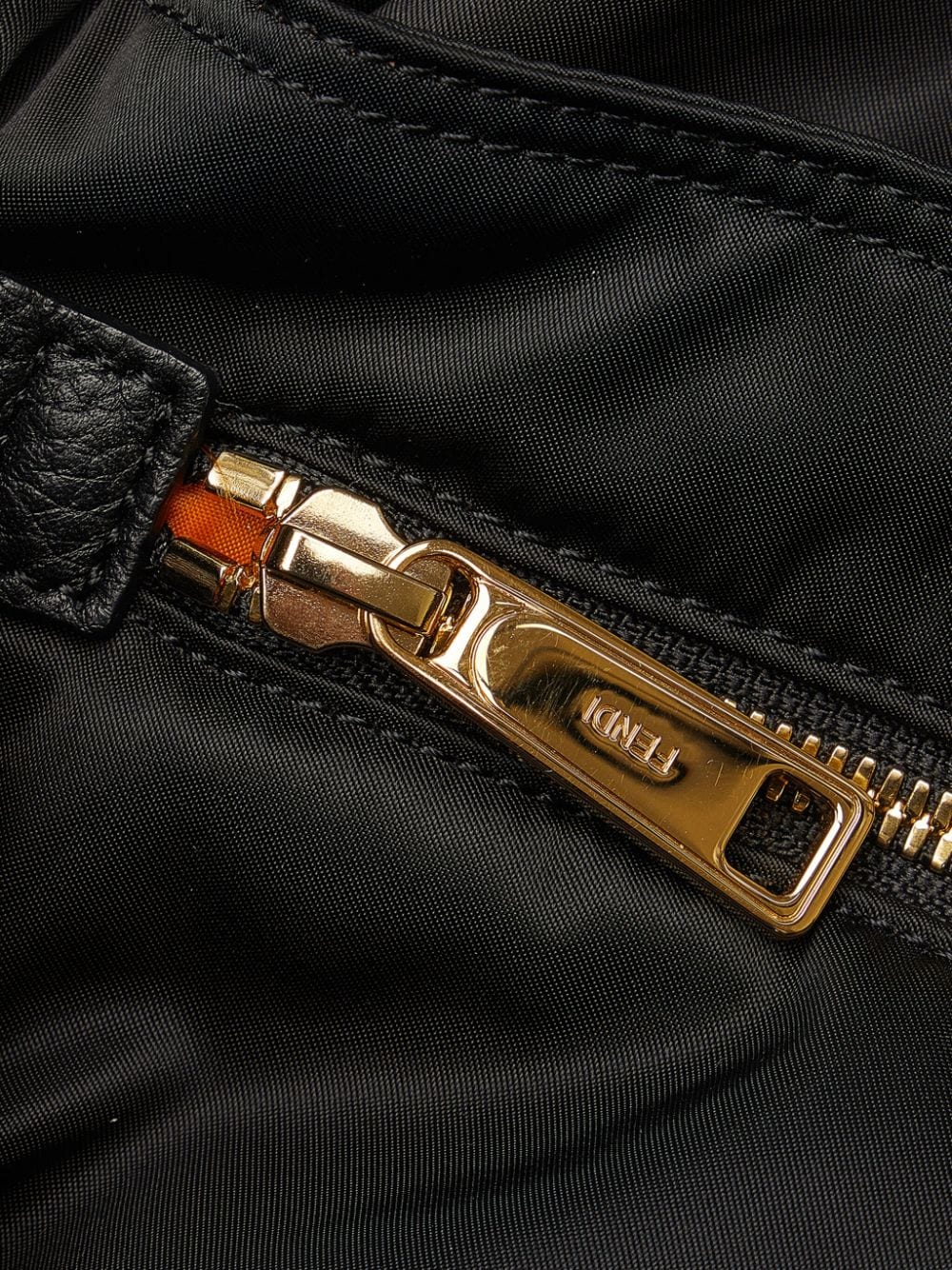 Pre-owned Fendi 2012-2023 X Porter Baguette Shoulder Bag In Black