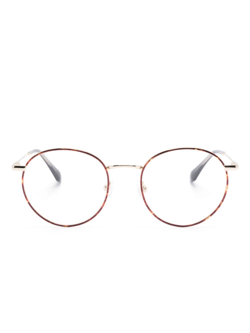 Gigi Studios Round-frame Glasses In Brown