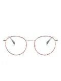 GIGI STUDIOS round-frame glasses - Brown