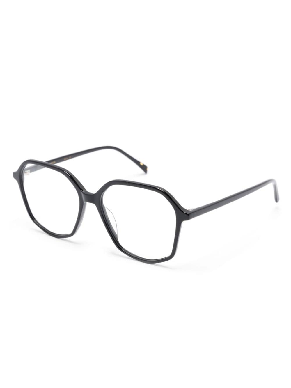 Shop Gigi Studios Cora Geometric-frame Glasses In Black