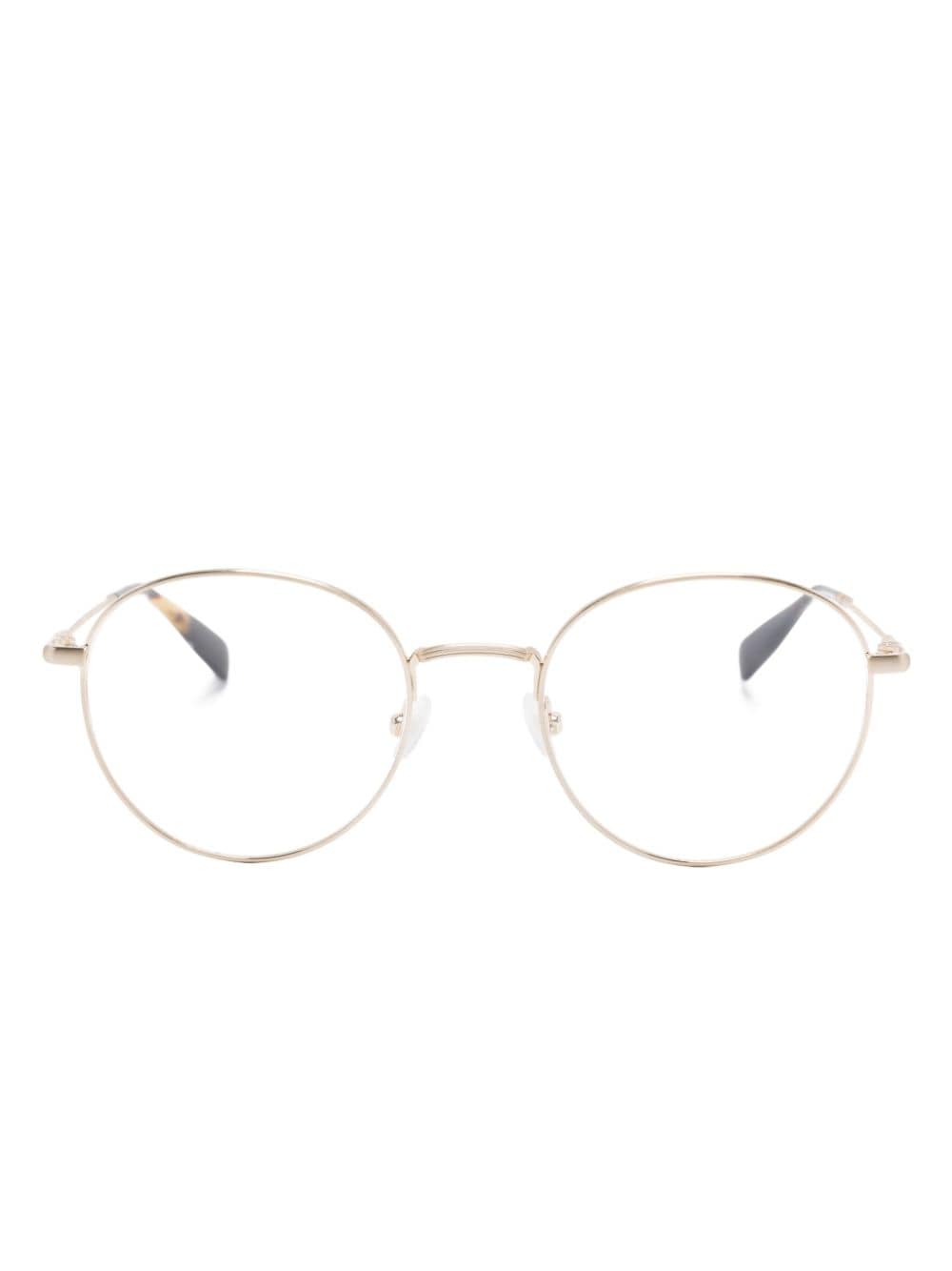 Gigi Studios Osaka Round-frame Glasses In Gold