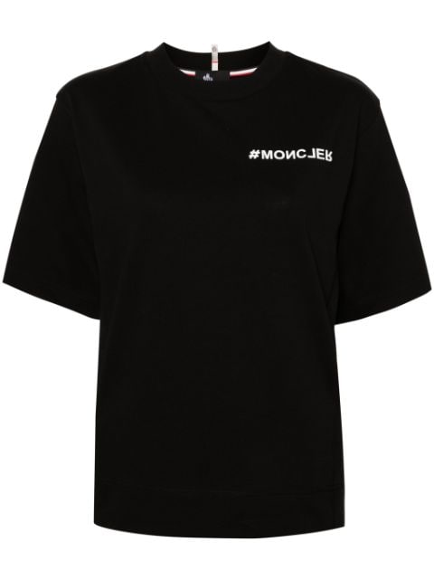 Moncler Grenoble logo-appliqué cotton T-shirt