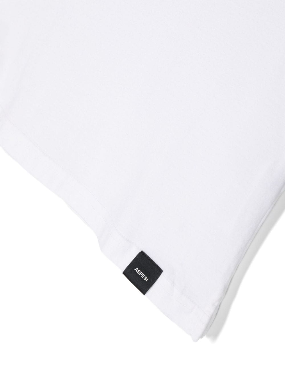 Shop Aspesi Short-sleeve Cotton Polo Shirt In White