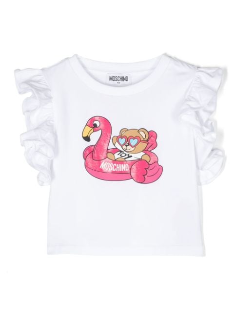 Moschino Kids Teddy Bear-motif  T-shirt