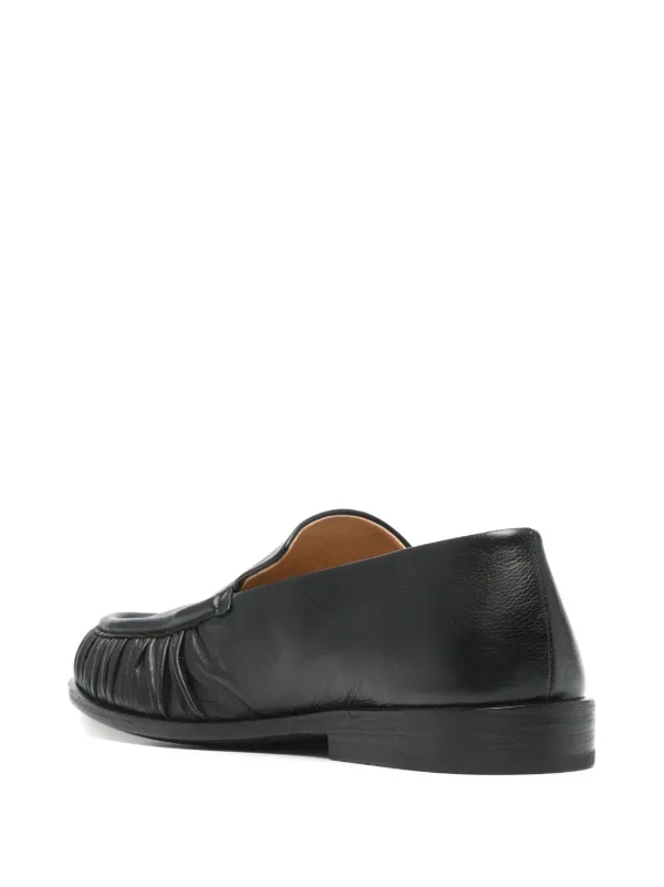 【関税込み】Marsell ブラック Mocassino スリッポン Marsèll Mocassino Leather Loafers | Black | FARFETCH