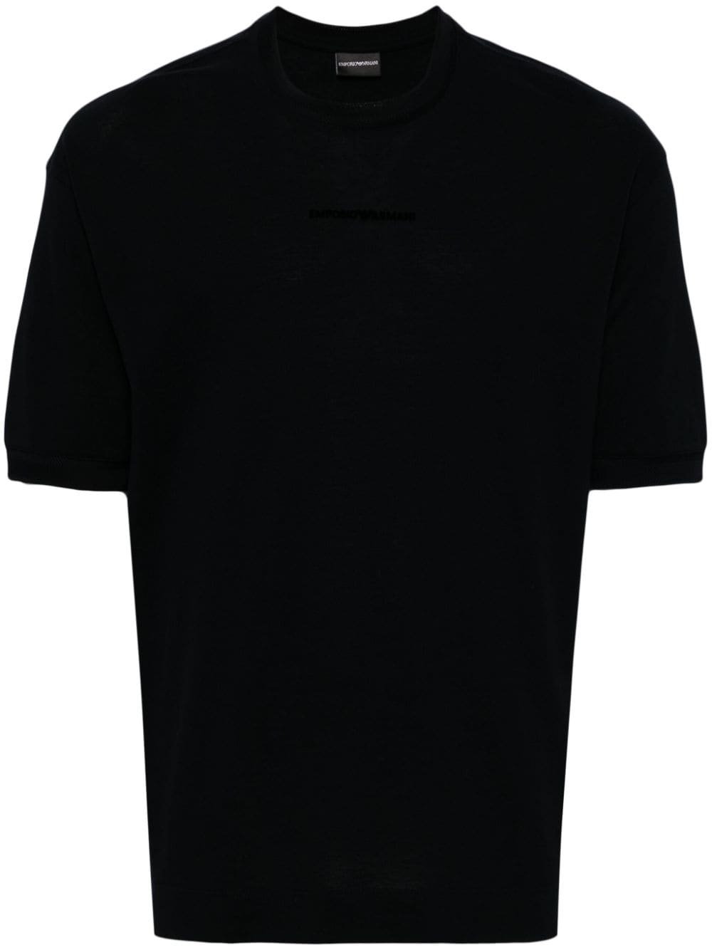 Image 1 of Emporio Armani logo-print cotton T-shirt