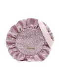 Hucklebones London Rosette metallic crossbody bag - Pink