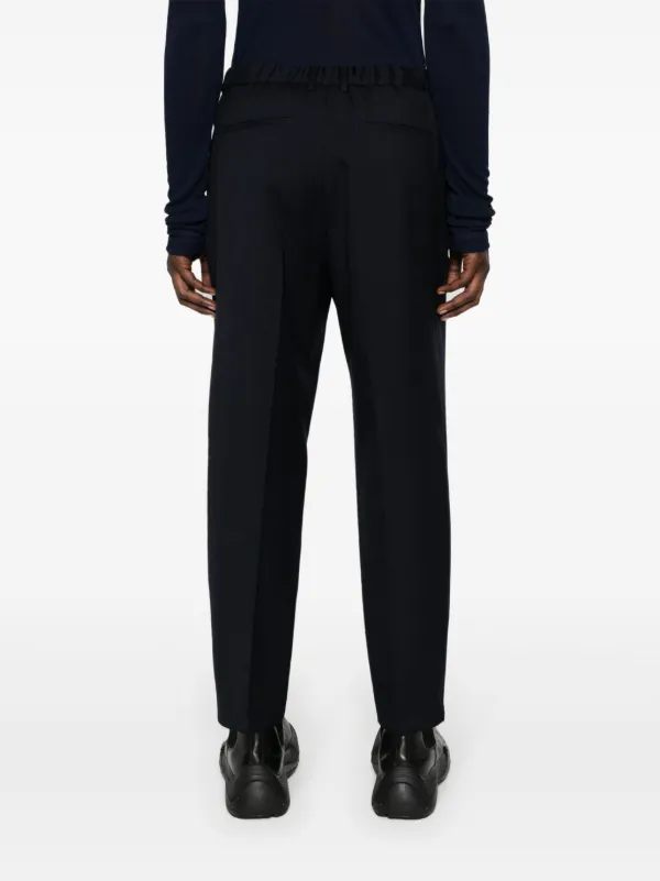 Jil Sander クロップド テーパードパンツ | ブルー | FARFETCH JP