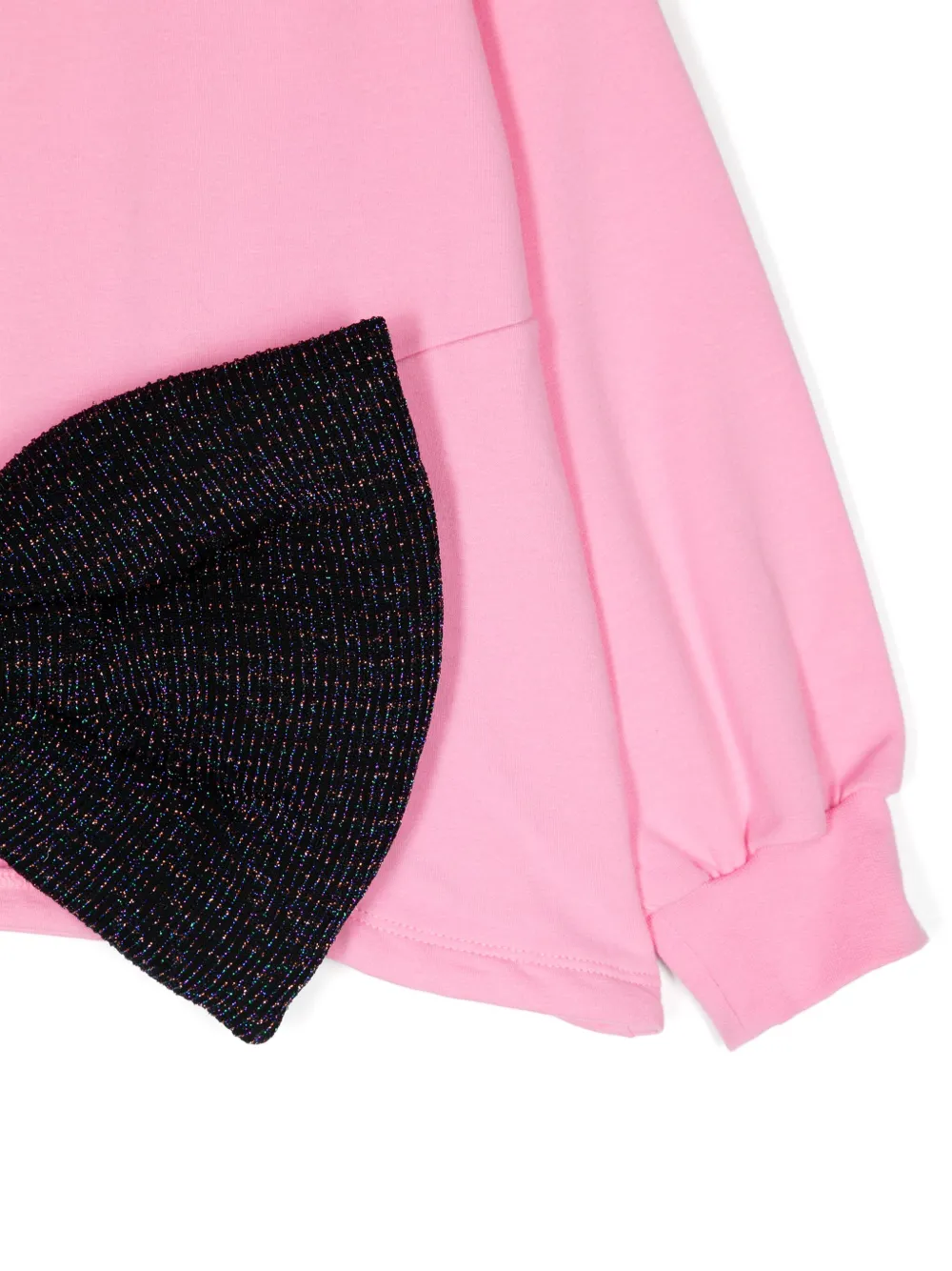 WAUW CAPOW by BANGBANG Isabella sweater met oversized strikdetail Roze