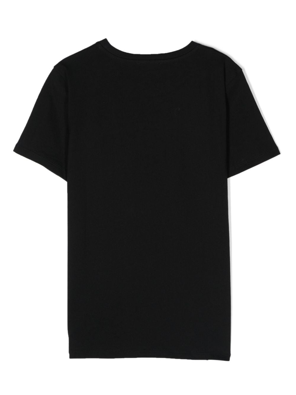 Shop Balmain Appliqué-logo Cotton T-shirt In Black