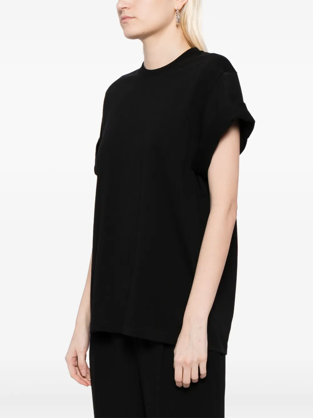 Victoria Beckham T-shirt met tekst Blauw