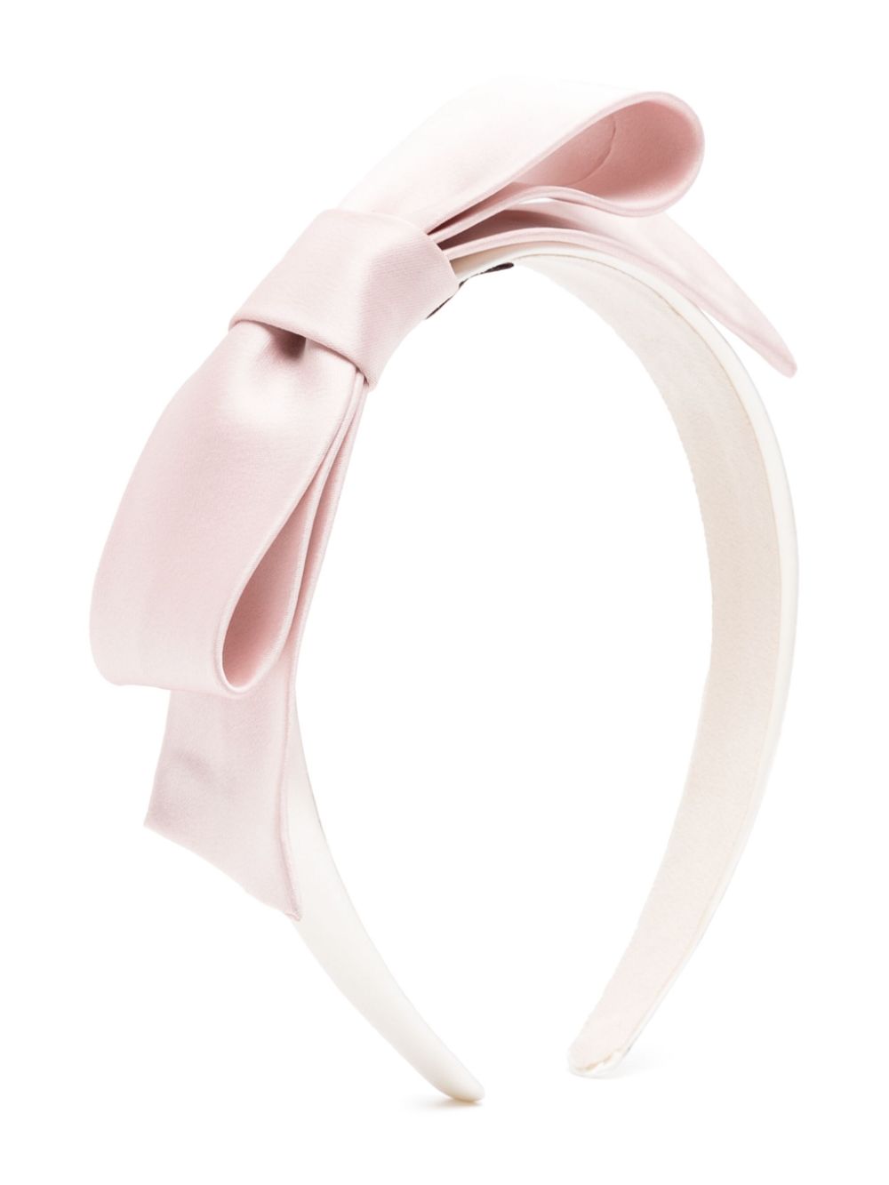 Hucklebones London satin bow headband - Pink