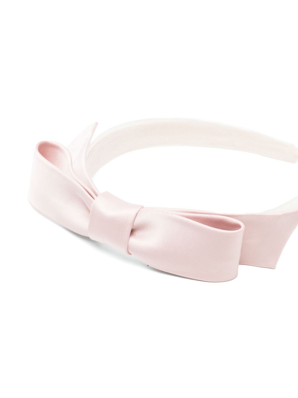 Hucklebones London satin bow headband - Pink