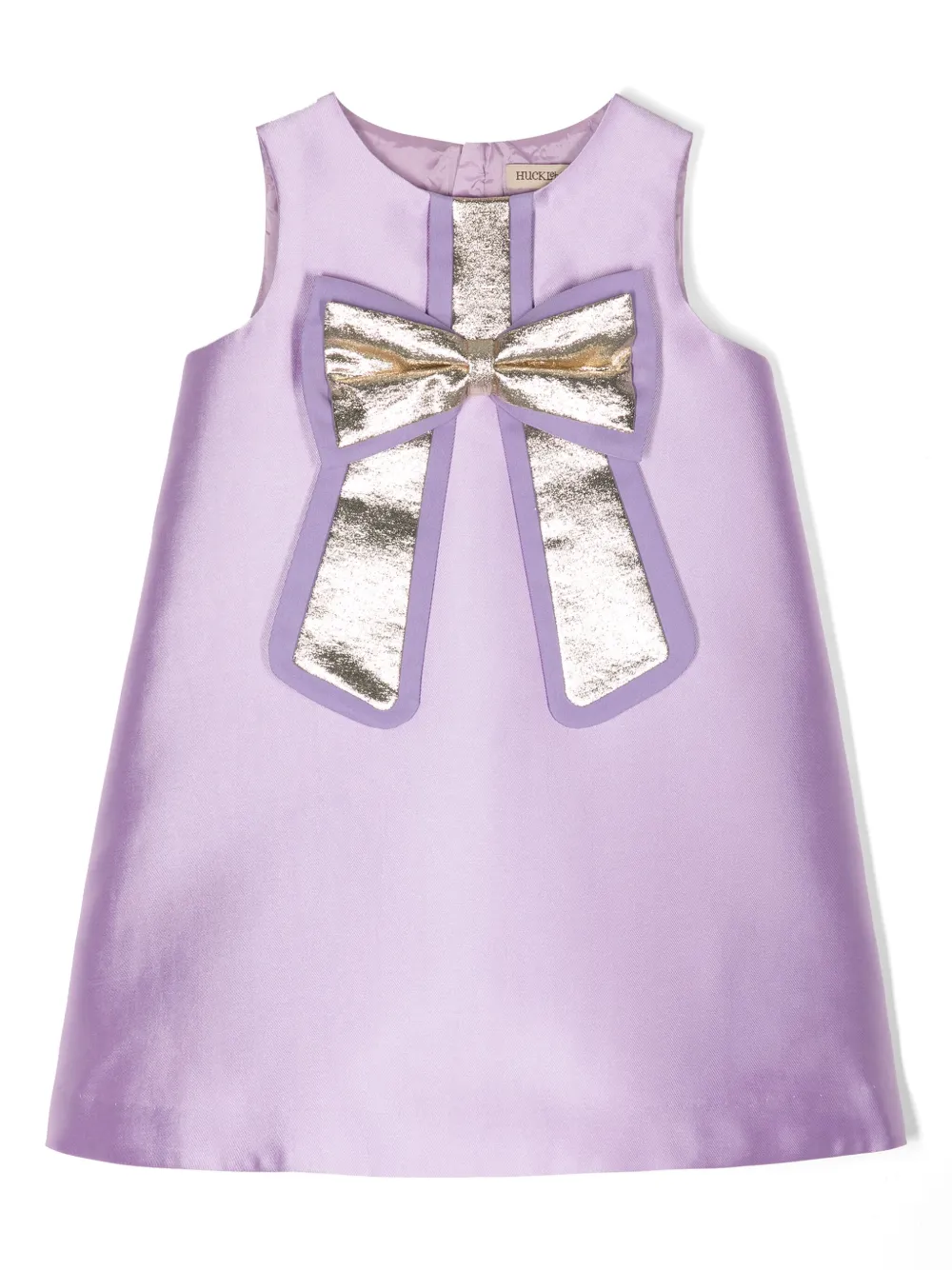 Hucklebones London Midi-jurk met strikdetail Paars