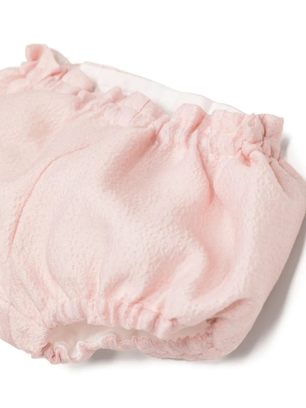 Hucklebones London Baby Girls Pink Crêpe Bows Dress In Pink
