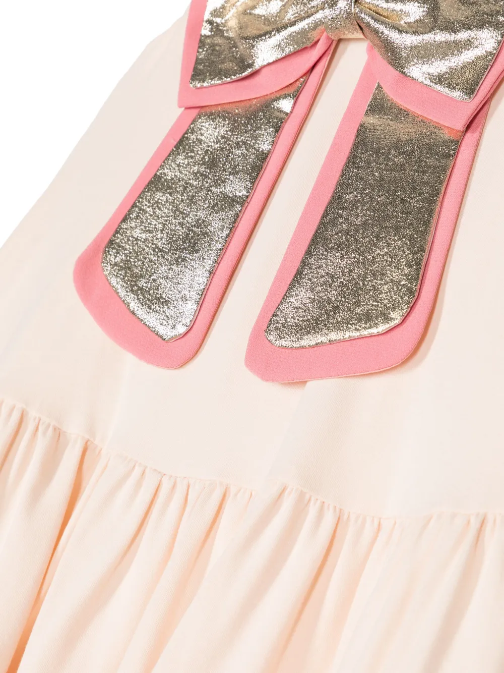 Hucklebones London Midi-jurk met ruches Roze