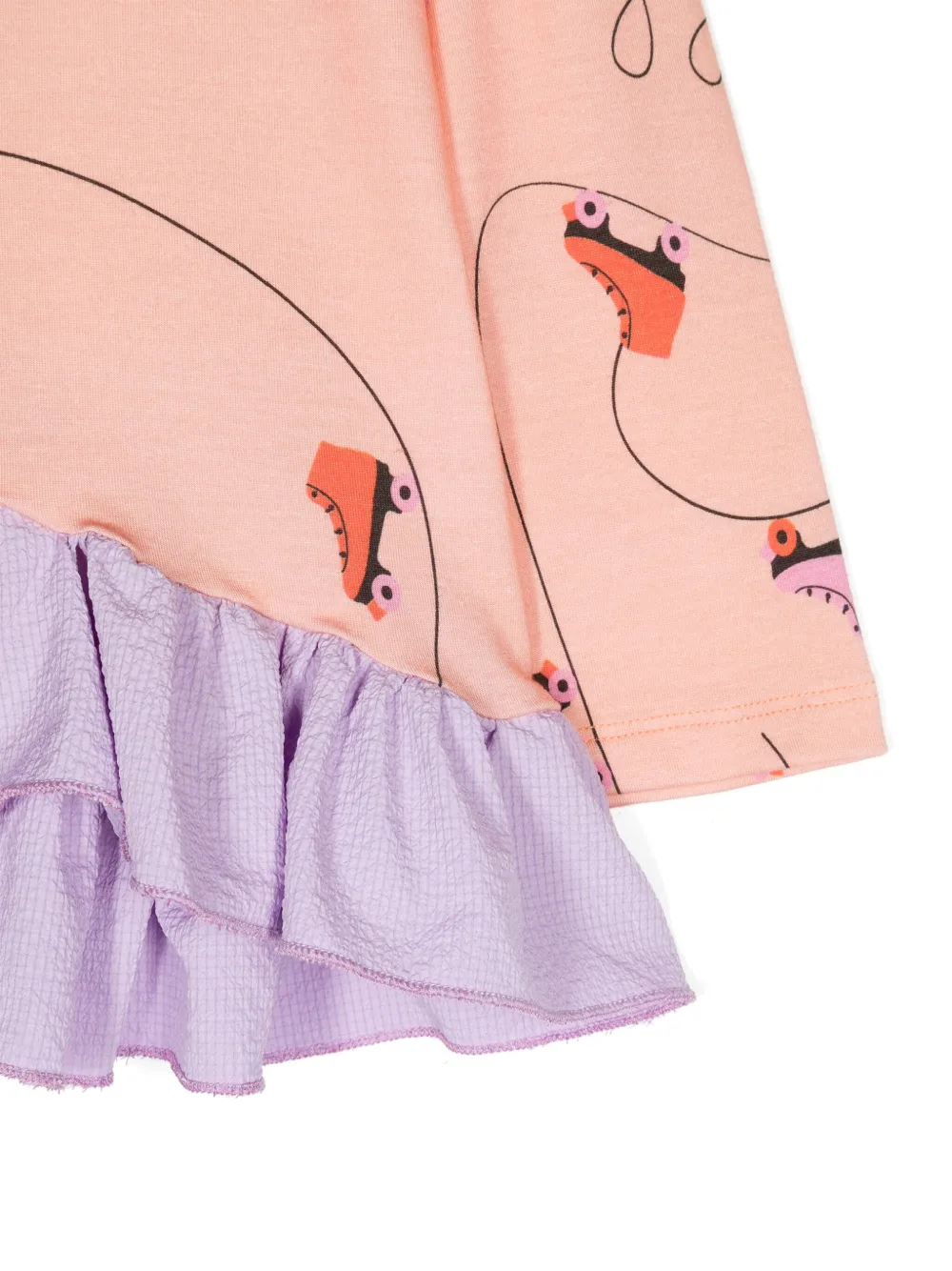 WAUW CAPOW by BANGBANG Violet Roller T-shirt met grafische print Oranje