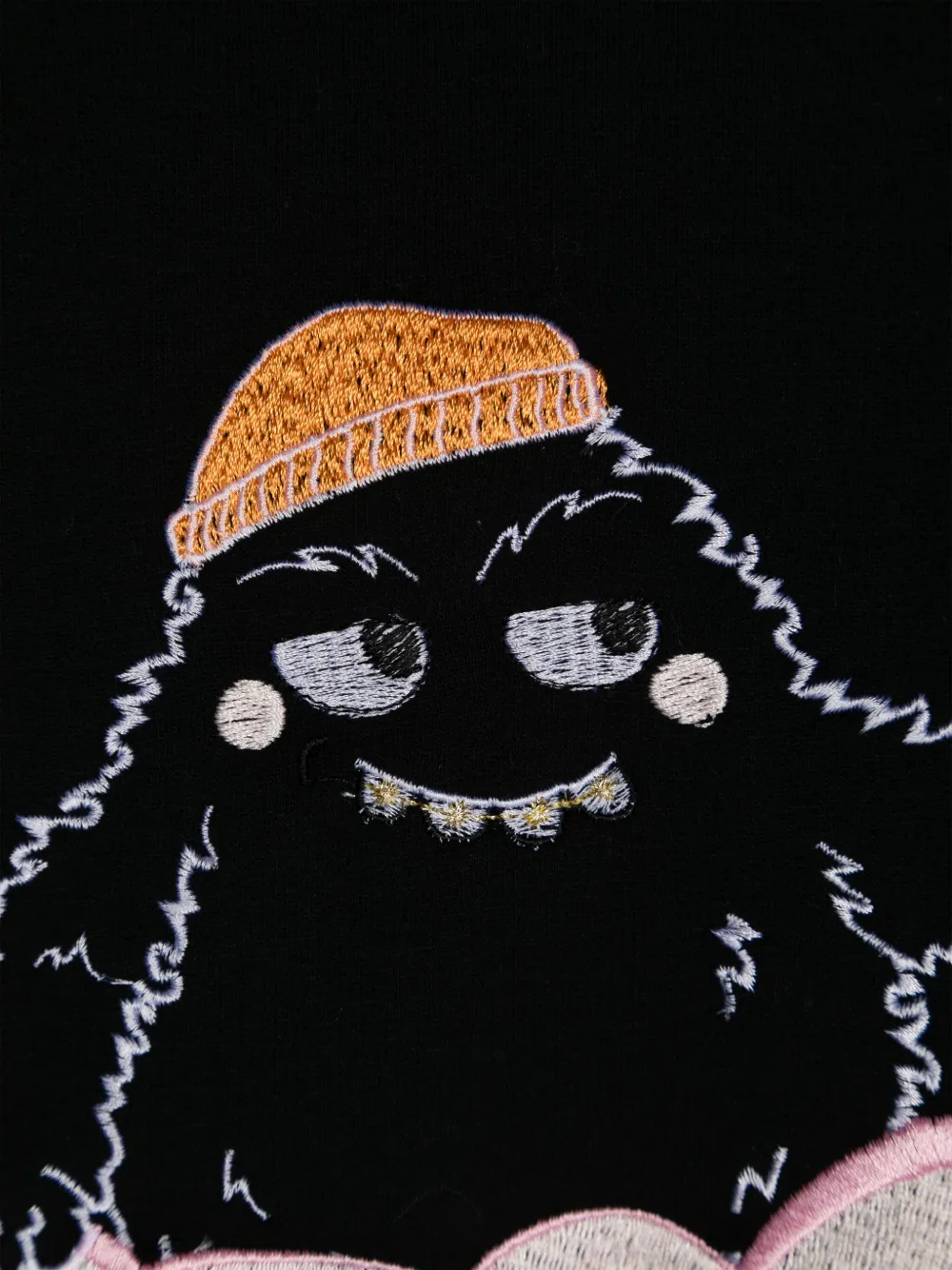 WAUW CAPOW by BANGBANG Big Artist raglan hoodie Zwart
