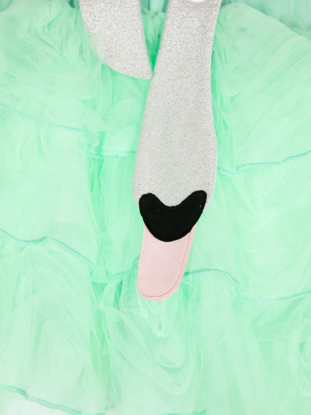 WAUW CAPOW by BANGBANG Fairytale tulen gelaagde jurk Groen